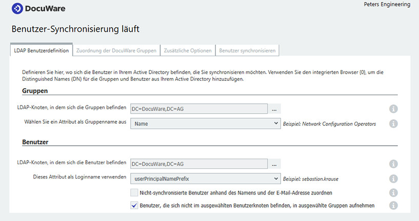 Von AD zu DocuWare: Benutzersynchronisation einfach meistern